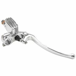 Seventies 1 Inch Master Cylinder - Polished Aluminum -Motorcycle Equipment Store 008330 kustom tech seventies 1 inch master cylinder aluminum 2