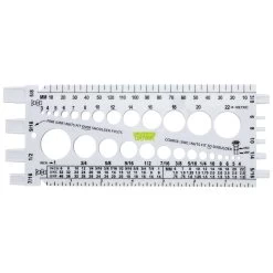 Bolt And Thread Gauge -Motorcycle Equipment Store 008706 lowbrow customs bolt and thread gauge 4