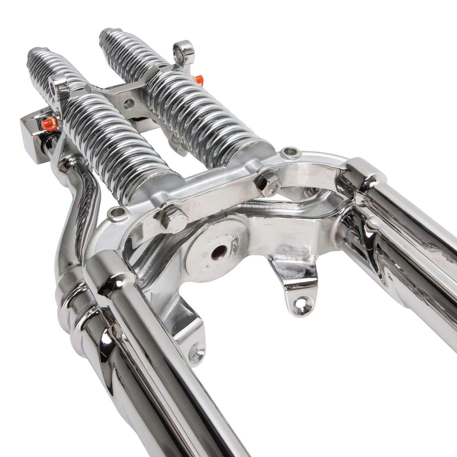 Hardbody Antique Style Springer Front End - 2 Inch Under Length - Chrome 13 Hardbody Antique Style Springer Front End - 2 Inch Under Length - Chrome - Image 13