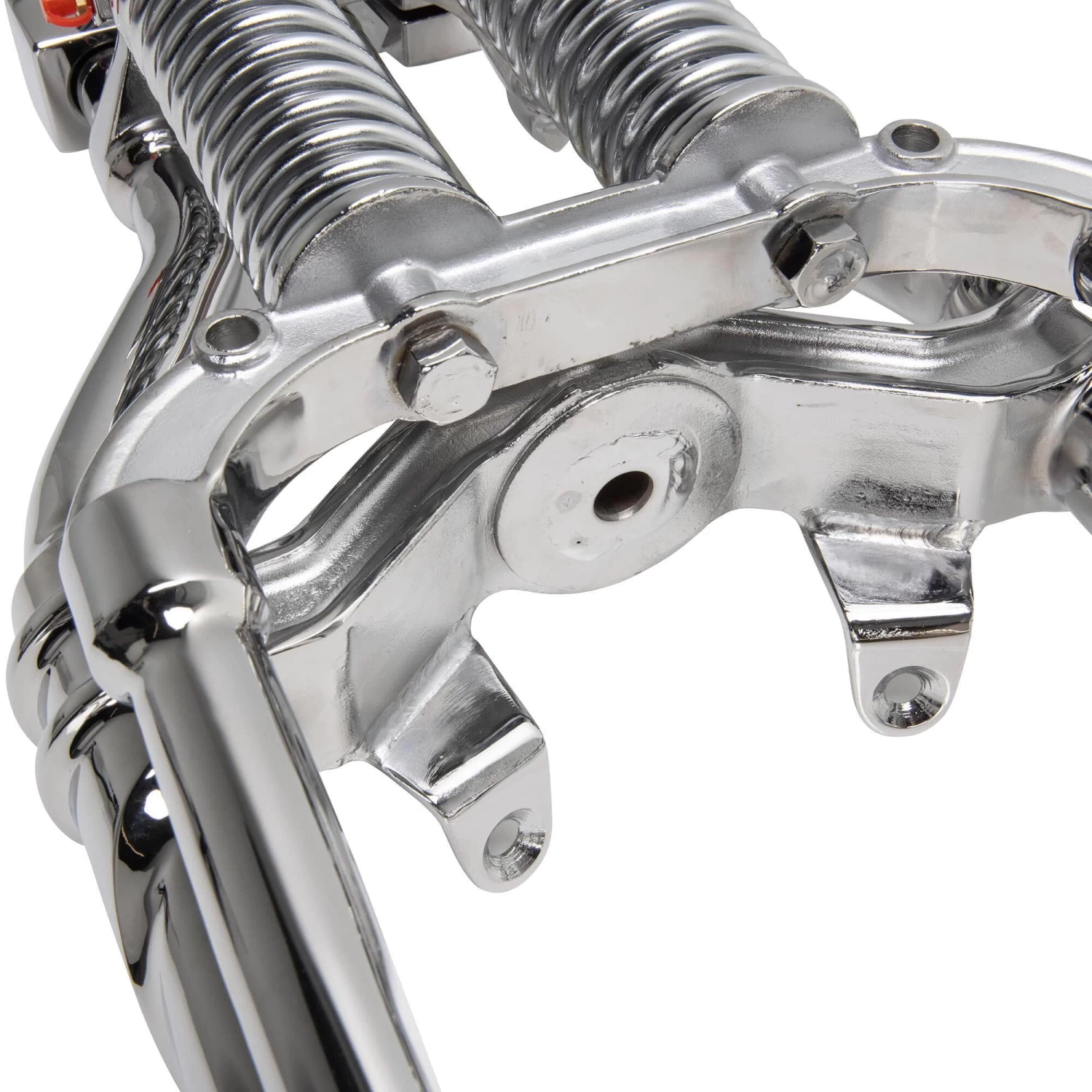 Hardbody Antique Style Springer Front End - 2 Inch Under Length - Chrome 14 Hardbody Antique Style Springer Front End - 2 Inch Under Length - Chrome - Image 14