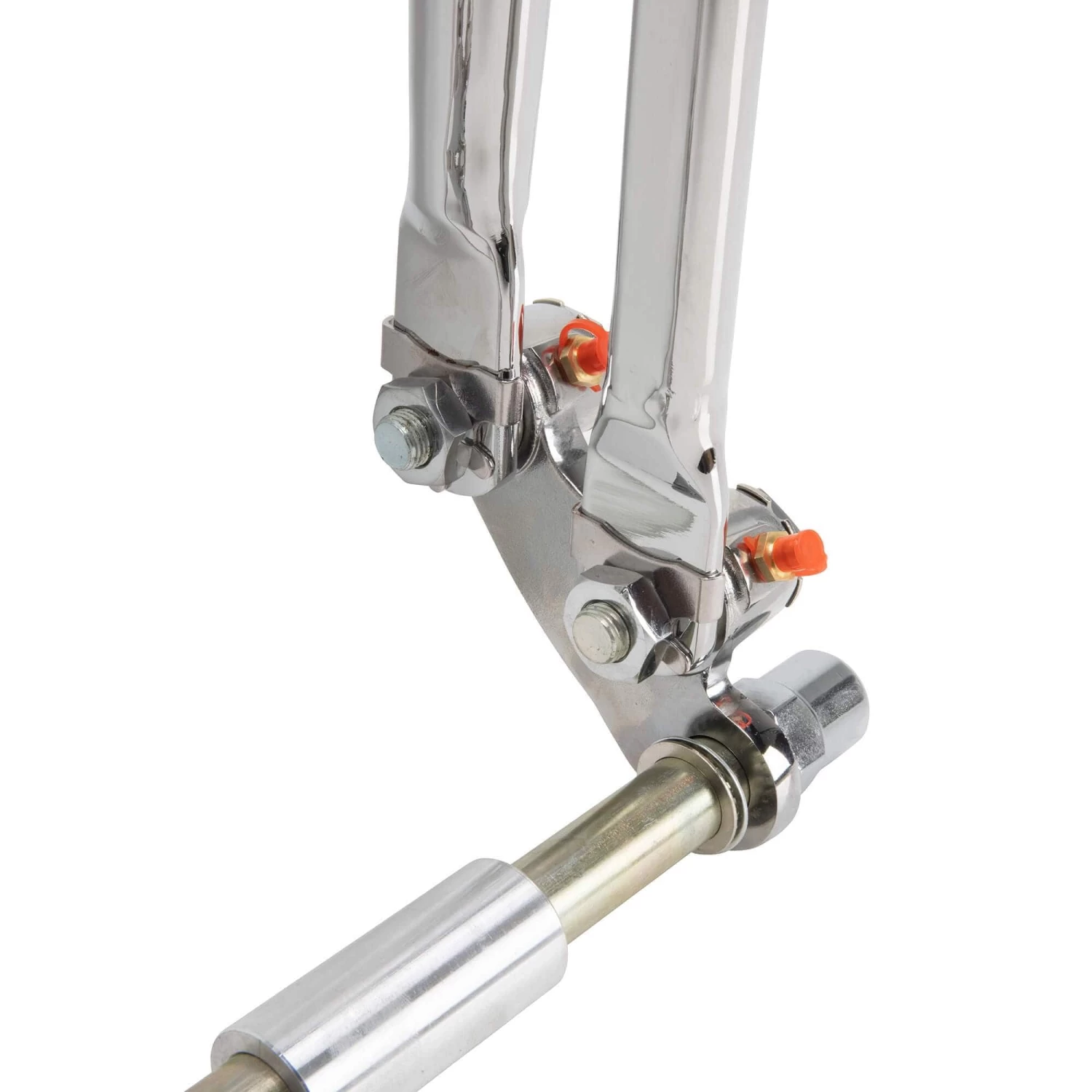 Hardbody Antique Style Springer Front End - 2 Inch Under Length - Chrome 6 Hardbody Antique Style Springer Front End - 2 Inch Under Length - Chrome - Image 6