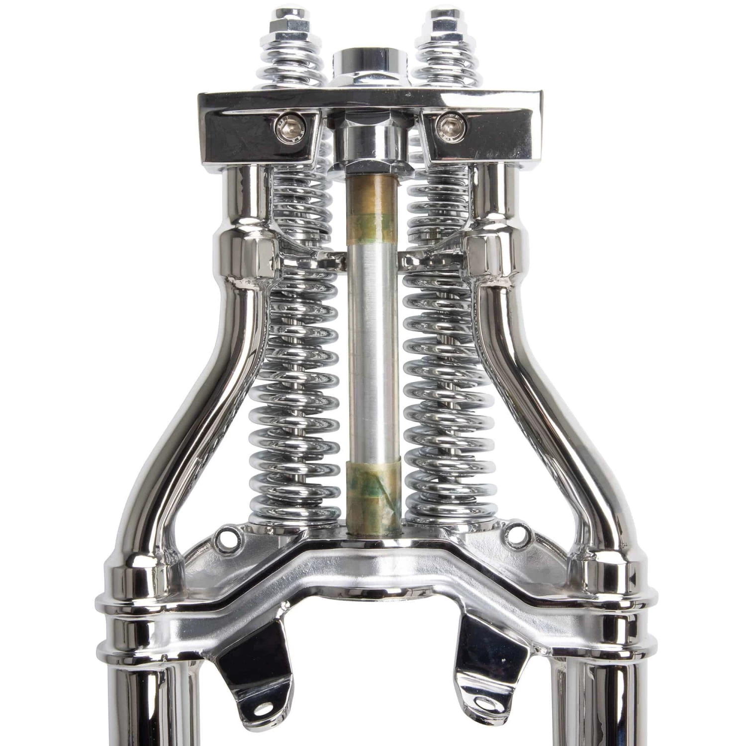 Hardbody Antique Style Springer Front End - 2 Inch Under Length - Chrome 9 Hardbody Antique Style Springer Front End - 2 Inch Under Length - Chrome - Image 9