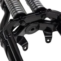 Hardbody Antique Style Springer Front End - 2 Inch Under Length - Black -Motorcycle Equipment Store 011520 Mid USA Hardbody Antique Style Springer Front End 2 Inch Under Length Black 14