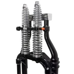 Hardbody Antique Style Springer Front End - 2 Inch Under Length - Black -Motorcycle Equipment Store 011520 Mid USA Hardbody Antique Style Springer Front End 2 Inch Under Length Black 3