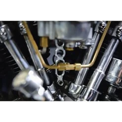 Old-STF Cycle Shovelhead Aluminum Carburetor Intake Support Bracket -Motorcycle Equipment Store 013852 OLD STF SHOVELHEAD CARBURETOR INTAKE SUPPORT BRACKET ALUMINUM 4