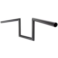 Z Bar Handlebars - 1 Inch - 8 Inch Rise - Black -Motorcycle Equipment Store 014421 Cycle Standard ZBarHandlebars 1inch 8inchRise Black 4