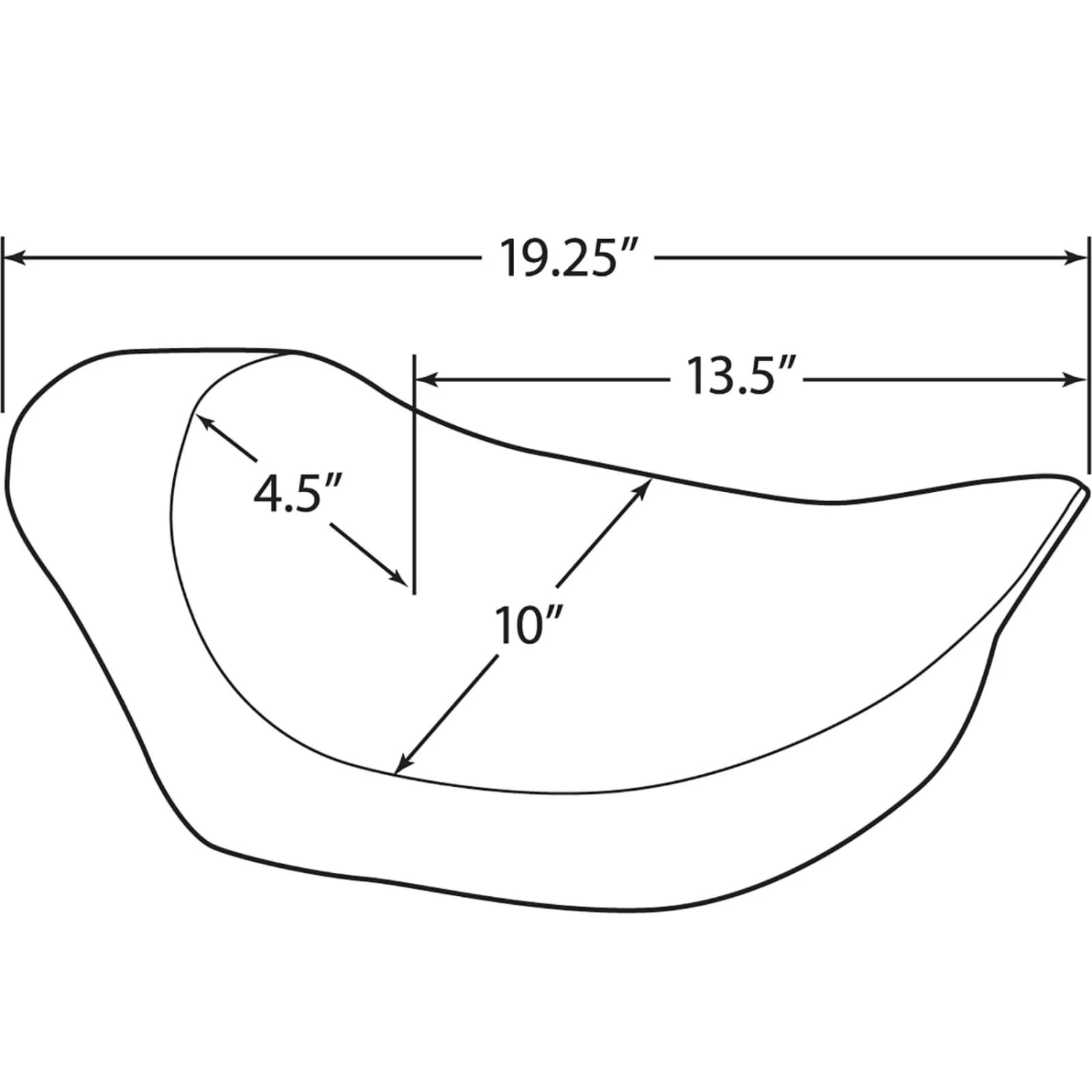 EZ-On Solo Seat - Smooth - 1982-2000 Harley-Davidson FXR 3 EZ-On Solo Seat - Smooth - 1982-2000 Harley-Davidson FXR - Image 3