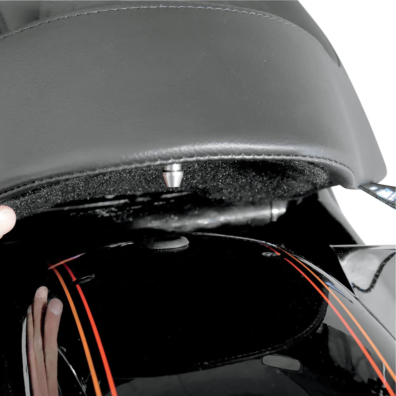 EZ-On Solo Seat - Smooth - 1982-2000 Harley-Davidson FXR 5 EZ-On Solo Seat - Smooth - 1982-2000 Harley-Davidson FXR - Image 5