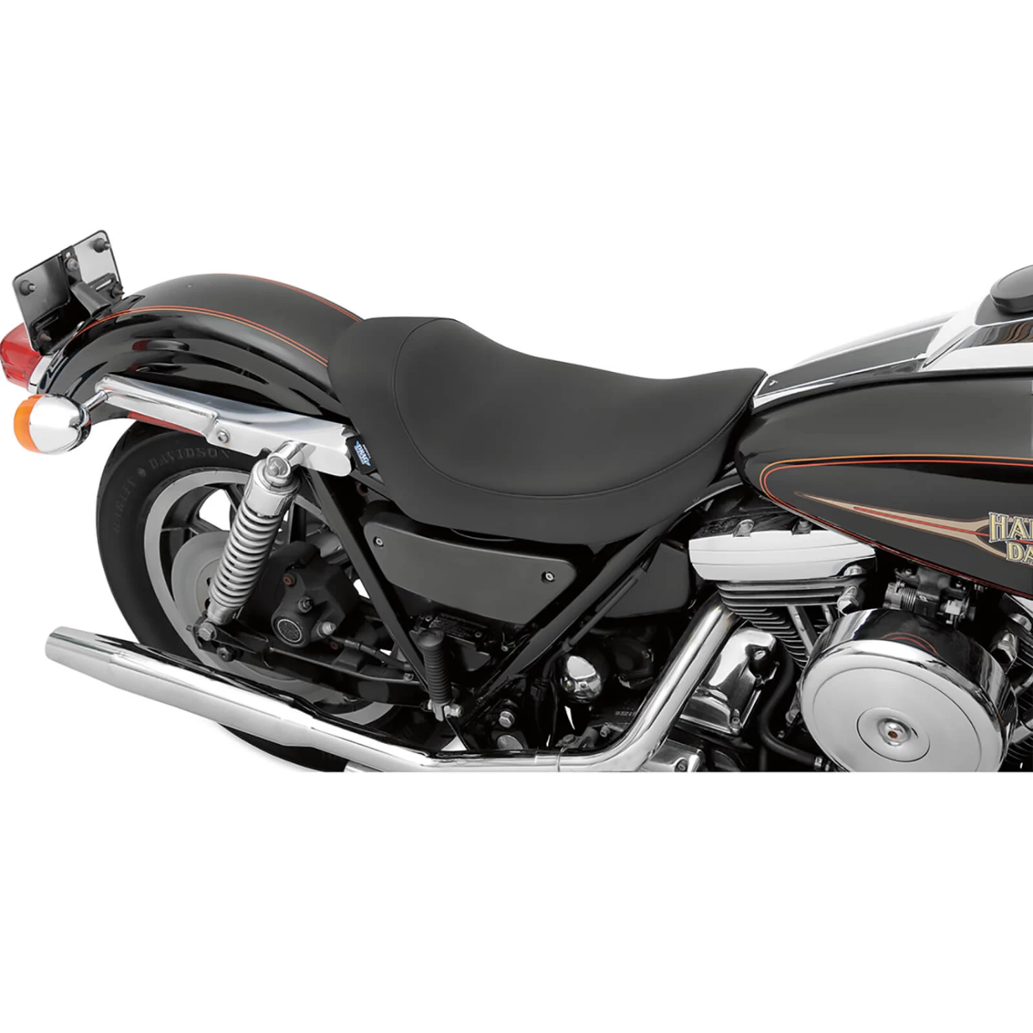 EZ-On Solo Seat - Smooth - 1982-2000 Harley-Davidson FXR 2 EZ-On Solo Seat - Smooth - 1982-2000 Harley-Davidson FXR - Image 2