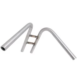 Rabbit Ears Handlebars - Raw Steel -Motorcycle Equipment Store 015037 MartianMachine RabbitEarsHandlebars RawSteel 3