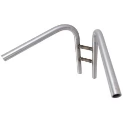 Rabbit Ears Handlebars - Raw Steel -Motorcycle Equipment Store 015037 MartianMachine RabbitEarsHandlebars RawSteel 4