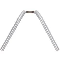 Rabbit Ears Handlebars - Raw Steel -Motorcycle Equipment Store 015037 MartianMachine RabbitEarsHandlebars RawSteel 5