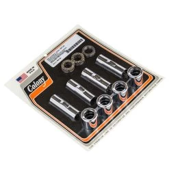 #7507-20 Upper Pushrod Cover Kit Chrome Plated Fits 1957-85 Sportster / 1948-65 Panhead