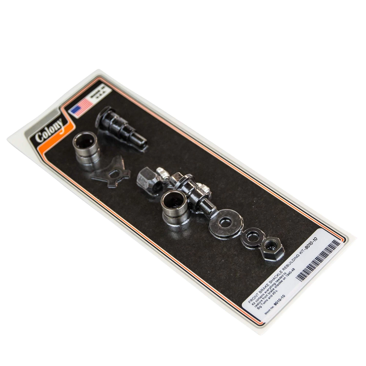 #8010-10 Front Brake Shackle Rebuilding Kit Fits 1940-48 H-D Big Twins And 45's 1 #8010-10 Front Brake Shackle Rebuilding Kit Fits 1940-48 H-D Big Twins And 45's