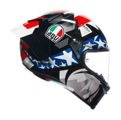 Motorcycle Equipment Store -Motorcycle Equipment Store agv pista gprr mir americas2021 helmet white blue 1