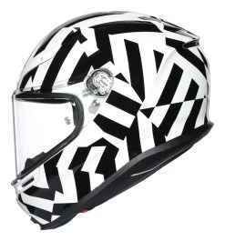 AGV K6 Secret Helmet -Motorcycle Equipment Store agvk6 secret helmet black white 4
