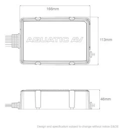 Aquatic AV 300 Watt 2-Channel Amplifier For Harley Touring 1998-2023 7 Aquatic AV 300 Watt 2-Channel Amplifier For Harley Touring 1998-2023 -Motorcycle Equipment Store aquatic av2 channel amplifier for harley 3