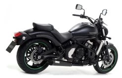 Arrow Rebel Full System Exhaust Kawasaki Vulcan S 650 2017-2020 7 Arrow Rebel Full System Exhaust Kawasaki Vulcan S 650 2017-2020 -Motorcycle Equipment Store arrow rebel full system kawasaki vulcan s cafe65020172018 black stainless steel carbon fiber 1