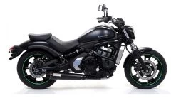 Arrow Rebel Full System Exhaust Kawasaki Vulcan S 650 2017-2020 6 Arrow Rebel Full System Exhaust Kawasaki Vulcan S 650 2017-2020 -Motorcycle Equipment Store arrow rebel full system kawasaki vulcan s cafe65020172018 black stainless steel carbon fiber