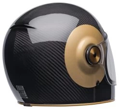 Bell Helmets Bell Bullitt Carbon TT Helmet -Motorcycle Equipment Store bell bullitt carbon tt helmet gloss black gold 4