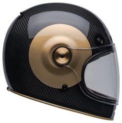 Bell Helmets Bell Bullitt Carbon TT Helmet -Motorcycle Equipment Store bell bullitt carbon tt helmet gloss black gold 5