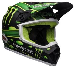 Bell Helmets Bell MX-9 Mips Showtime Helmet -Motorcycle Equipment Store bell mx9 mips showtime helmet black green 2