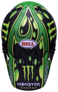 Bell Helmets Bell MX-9 Mips Showtime Helmet -Motorcycle Equipment Store bell mx9 mips showtime helmet black green 8