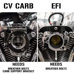 Mini Ham Can Air Cleaner - CV Carb 17 Mini Ham Can Air Cleaner - CV Carb -Motorcycle Equipment Store cv and efi air cleaner compairson image 5