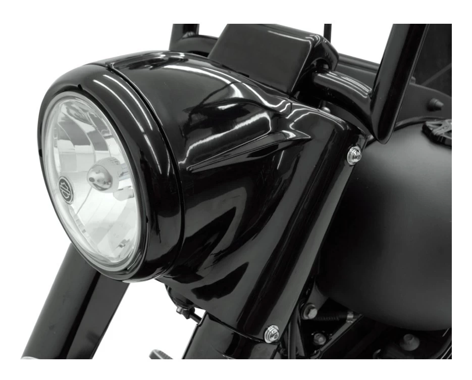 Drag Specialties 7" Headlight Nacelle Kit For Harley Softail 1986-2017 1 Drag Specialties 7" Headlight Nacelle Kit For Harley Softail 1986-2017