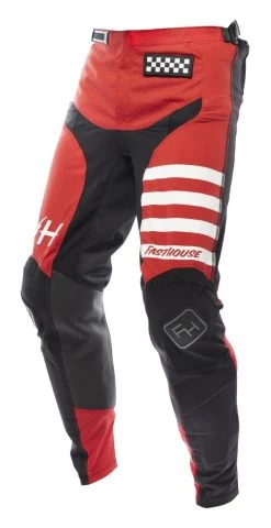 Fasthouse Elrod Pants -Motorcycle Equipment Store fasthouse elrod pants red black