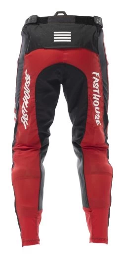 Fasthouse Elrod Pants -Motorcycle Equipment Store fasthouse elrod pants red black 3