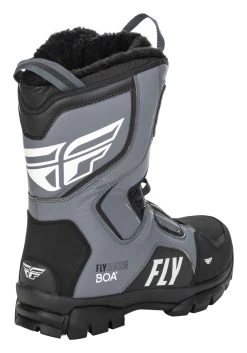 Fly Racing Snow Marker BOA Boots -Motorcycle Equipment Store fly racing snow marker boa boots black grey 1