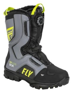 Fly Racing Snow Marker BOA Boots -Motorcycle Equipment Store fly racing snow marker boa boots black grey hi viz