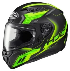 HJC I10 Robust Helmet 11 HJC I10 Robust Helmet -Motorcycle Equipment Store hj ci10 robust helmet black green