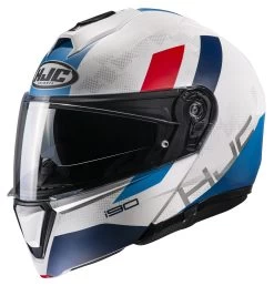 HJC I90 Syrex Helmet -Motorcycle Equipment Store hjci90 syrex helmet white blue red
