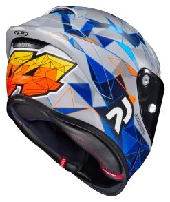 HJC RPHA 1N Espargaro Helmet -Motorcycle Equipment Store hjcrpha1 n espargaro helmet silver blue orange 2