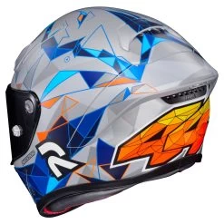 HJC RPHA 1N Espargaro Helmet -Motorcycle Equipment Store hjcrpha1 n espargaro helmet silver blue orange 3