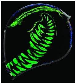 Icon Airframe Pro Soul Food Helmet -Motorcycle Equipment Store icon airframe pro soul food helmet blue 2