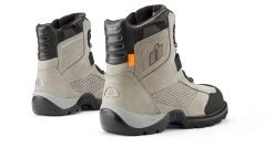 Icon Stormhawk WP Boots -Motorcycle Equipment Store icon stormhawk waterproof boots grey 1