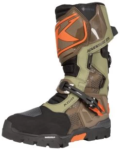 Klim Adventure GTX Boots -Motorcycle Equipment Store klim adventure gtx boots brown orange