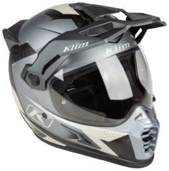 Klim Krios Pro Charger Helmet -Motorcycle Equipment Store klim krios pro charger helmet grey 2