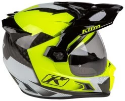 Klim Krios Pro Charger Helmet -Motorcycle Equipment Store klim krios pro charger helmet hi viz 1