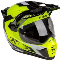 Klim Krios Pro Charger Helmet -Motorcycle Equipment Store klim krios pro charger helmet hi viz 2