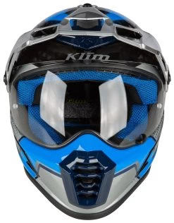 Klim Krios Pro Ventura Helmet -Motorcycle Equipment Store klim krios pro ventura helmet electric blue 2