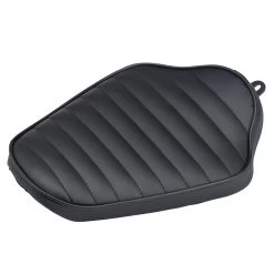 Sporty Solo - Black Horizontal Pleated - 1982-2003 Harley-Davidson Sportsters