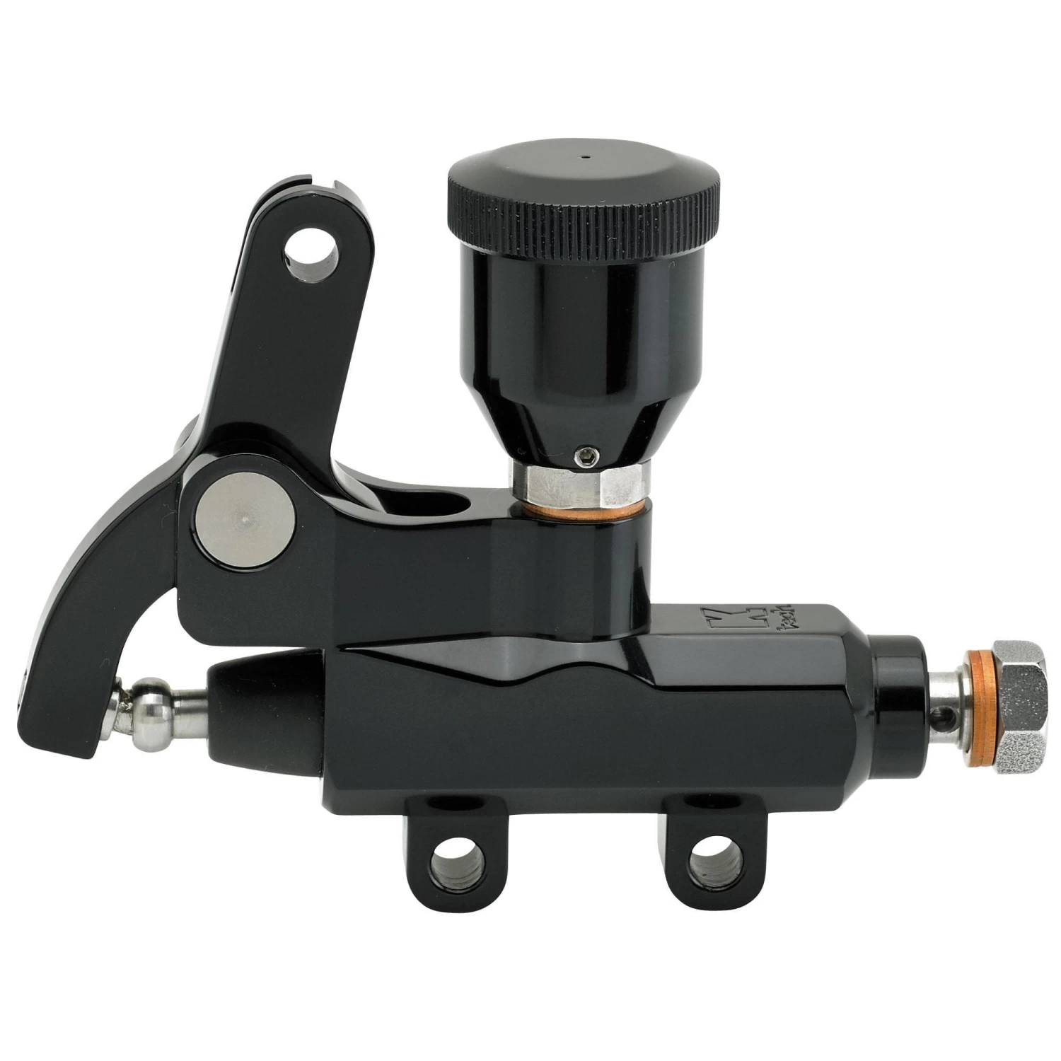 Black Wire / Cable Operated Rear Master Cylinder With Reservoir 2 Black Wire / Cable Operated Rear Master Cylinder With Reservoir - Image 2
