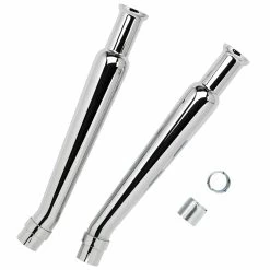 Cocktail Shaker Mufflers - Upswept - Left And Right Side - For 1-1/2 To 1-3/4 Inch Exhaust Pipes