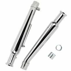 Cocktail Shaker Mufflers - Upswept - Left And Right Side - For 1-1/2 To 1-3/4 Inch Exhaust Pipes -Motorcycle Equipment Store large 795 795 emgo cocktail shaker upswept mufflers chopper 2