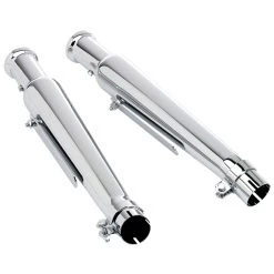 Cocktail Shaker Mufflers - Upswept - Left And Right Side - For 1-1/2 To 1-3/4 Inch Exhaust Pipes -Motorcycle Equipment Store large 795 795 emgo cocktail shaker upswept mufflers chopper 3
