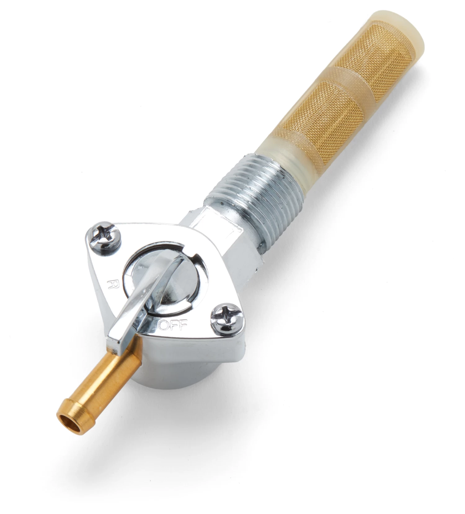 Milwaukee Twins Chrome Straight Petcock With External Threads For Harley 1958-1974 1 Milwaukee Twins Chrome Straight Petcock With External Threads For Harley 1958-1974